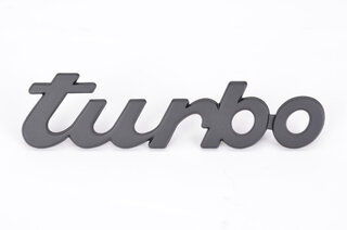 Insignia / Emblem 930 - "Turbo" - Black