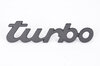 Insignia / Emblem 930 - "Turbo" - Black