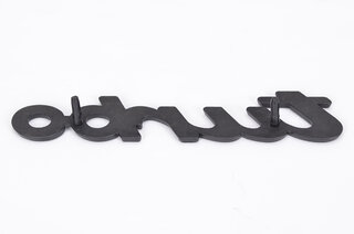 Insignia / Emblem 930 - "Turbo" - Black