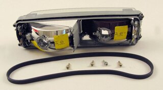 Zusatzscheinwerfereinsatz Weiß  944 S2 / Turbo links