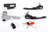 Door Handle Set 964 / 965 - Exterior - Black - Without AB