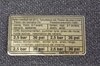 Klebeschild Reifendruck 944 S2 1991, 968 1992