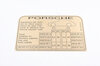 Sticker tyre pressure 964 C2/4 from 1993 with Cast wheel "Cup" 16/17 inch (M402, M403)