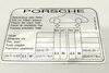 Sticker tyre pressure 964 TT-Look with Cast wheel "Cup", 17-inch
