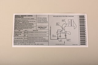 Sticker Emissions Control 964 MJ 1990 (I553/479) - Canada/ Australien