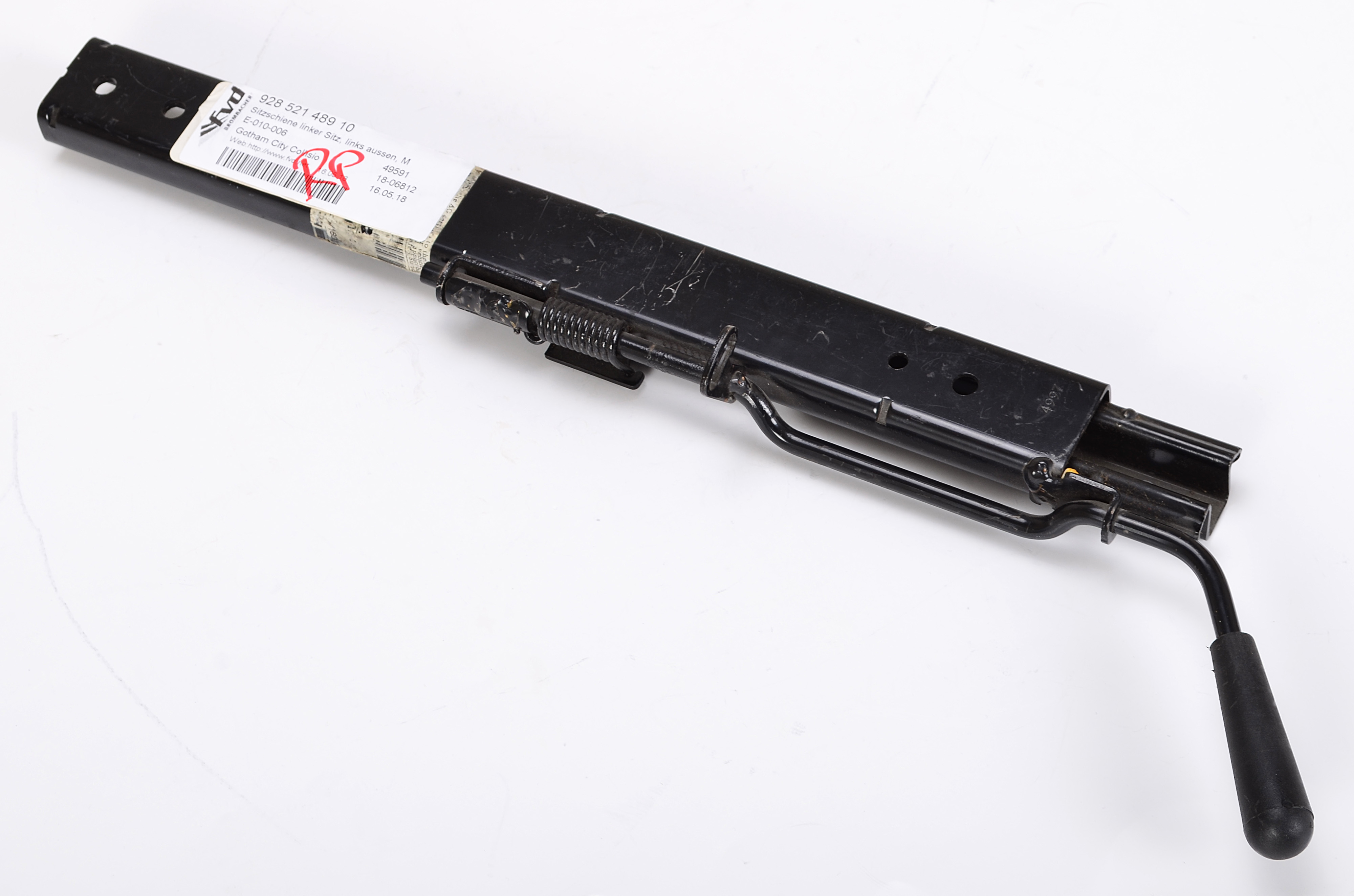 Seat Adjustment Rail - Left Seat - Outer Rail - Manual Adjustment ...