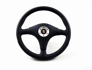 Volant cuir noir 993 RS-Clubsport moyeu intégré (sans AB)