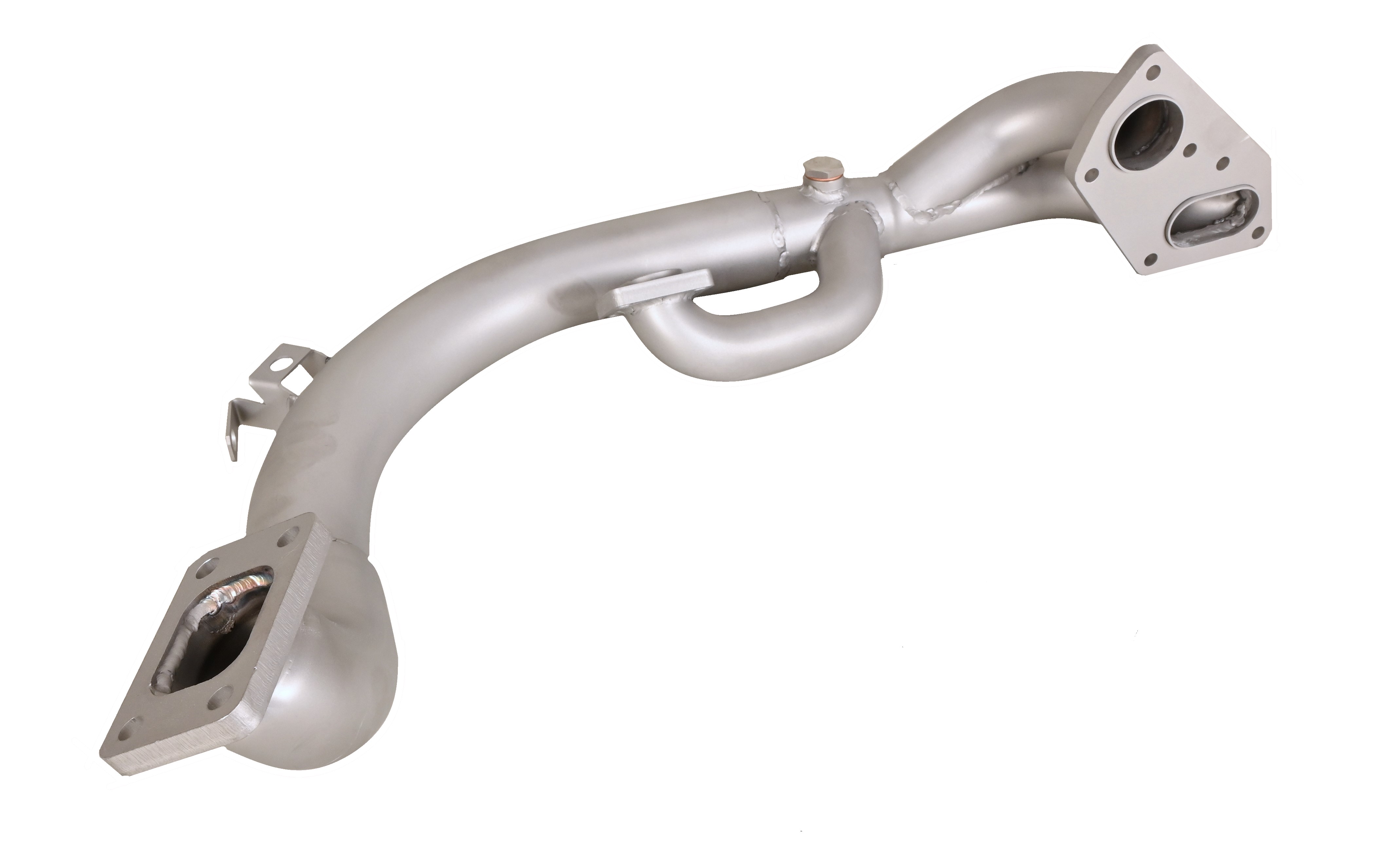 Skip Pipe Turbo Bypass Pipe 930 / 965 - Stainless Steel - Light Gray Matt Glas ...