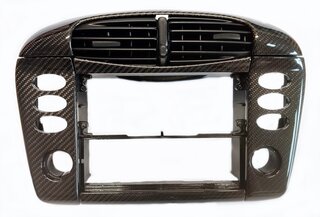 Kit recouvrement carbone pour console centrale sans GPS 986/996
