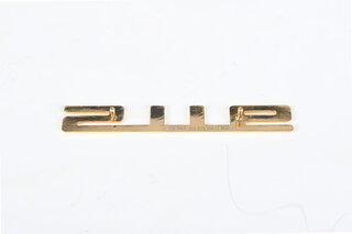 Schriftzug "911S" gold