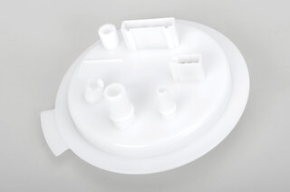 Flange tank gauge fuel tank