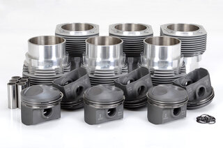 MAHLE Kolben/Zylinder Umbausatz Ø86,7mm 2,4l auf 2,5l  Fass Ø 94,5mm