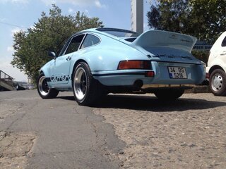 Heckspoiler Entenbürzel 73'RS - Kevlar-Carbon - Öffnungen für Kennzeichenleuchten