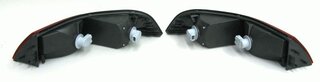Taillight Assembly Set 993 - Red / Smoked - Complete with Sockets and Bulbs - Left + Right Side