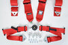 Schroth : Harnais D 4 pts Profi 2 ASM 76/50mm rouge FIA (fix.par  mousquetons) avec flexibelt