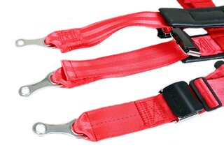 Schroth 3 Punkt Gurt  Rallye 3 ASM rechts Rot