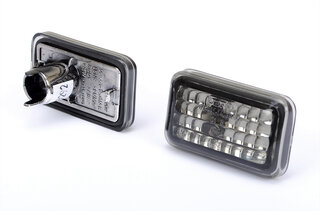 Seitenblinkersatz Klarglas Schwarz (2Stk) 911/924S/944/968/964/993