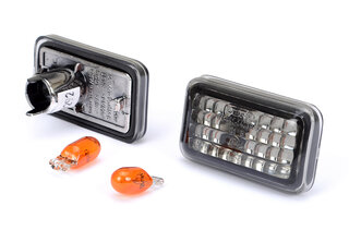 Seitenblinkersatz Klarglas Schwarz (2Stk) 911/924S/944/968/964/993