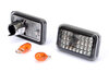 Seitenblinkersatz Klarglas Schwarz (2Stk) 911/924S/944/968/964/993