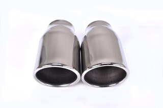 Dual Outlet Sport Tips 986 Boxster 2.5 L / 2.7 L  1997-2002 - Stainless Steel - Weld On