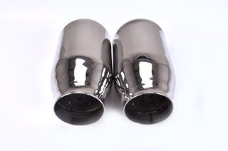 Dual Outlet Sport Tips 986 Boxster 2.5 L / 2.7 L  1997-2002 - Stainless Steel - Weld On