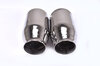 Dual Outlet Sport Tips 986 Boxster 2.5 L / 2.7 L  1997-2002 - Stainless Steel - Weld On