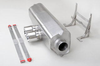 Exhaust System Race 997.1 GT3/RS  "Brombacher" Catalytic Bypass
