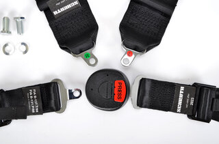 Schroth 4 Punkt Gurt Profi 2-FE ASM 75/50mm rechts schwarz FIA (Schraubbeschlag)