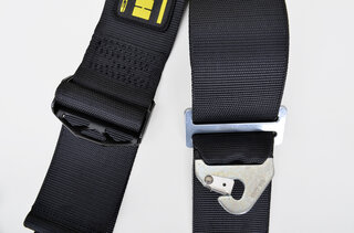Schroth 6 Punkt Gurt Profi 3x2, 75/50mm schwarz  FIA (Pull-Up)