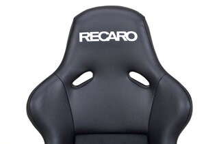 Recaro Pole Position ABE  simili cuir/ look peau retournée Dinamica noir - taille XL