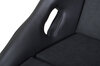 Recaro Pole Position ABE  simili cuir/ look peau retournée Dinamica noir - taille XL