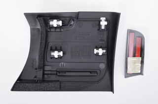 Abdeckung Kotflügel links Grundiert