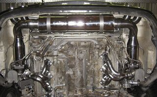 Sport Muffler 997 TT "+650PS"  (Sound Version), Stainless Steel, Cat Bypass