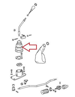 Shifter Boot - Manual Transmission - Inner