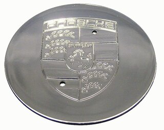 Nabendeckel  Kunststoff  - Verchromt - Koncav -