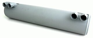 Exhaust muffler Painted steel 356 B Model T6 Europe, 356 C Europe, 912 Europa