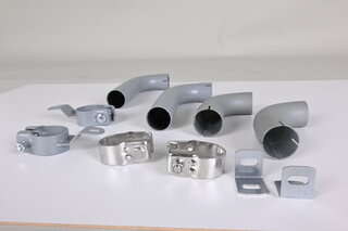 Kit de connexion tube avec colliers 356 B Modell T6 Europe, 356 C Europe