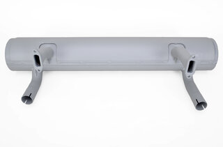 Exhaust muffler Painted steel 356 B/C, 912 export USA