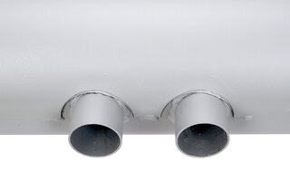 Exhaust muffler Painted steel 356 B/C, 912 export USA