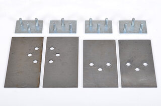 Clubsport Connecting Hardware for Roll Cage / Roll Bar 996 / 997 GT3 / GT2