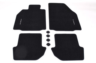 Floor Mat Set 997.1 / 997.2 - Genuine - Black - Logo - Left Hand Drive - No Bose Sound System