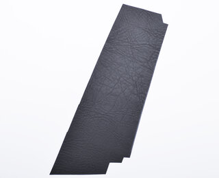 Verkleidung B-säule Kunstleder Schwarz rechts