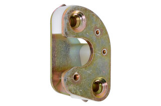 Striker Plate - for Door Lock - Gold Galvanized - Right