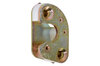 Striker Plate - for Door Lock - Gold Galvanized - Right