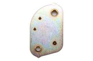 Striker Plate - for Door Lock - Gold Galvanized - Right
