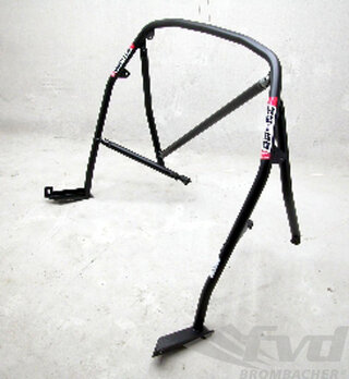 Heigo Roll Bar 997.1 and 997.2 Coupe - Steel - With Sunroof - Bolt-in - Diagonal + Tunnel Supports