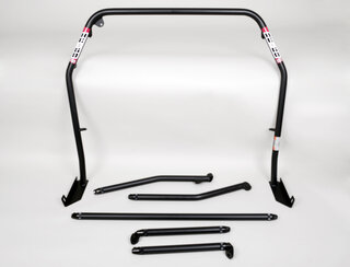 Heigo Roll Bar 997.1 and 997.2 Coupe - Steel - With Sunroof - Bolt-in - Diagonal + Tunnel Supports