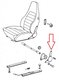 Sports Seat Hinge Cover - Without Knob - Right Side