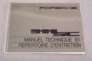 Manuel techn.911 SC/81 francais
