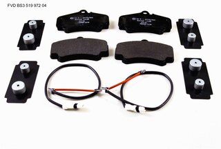 Brake service kit front (no Discs!) 997-2 C4S 09-